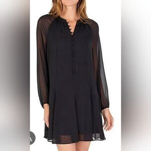 Joie Elegant‎ Black Long Sleeve Dress Sz XS